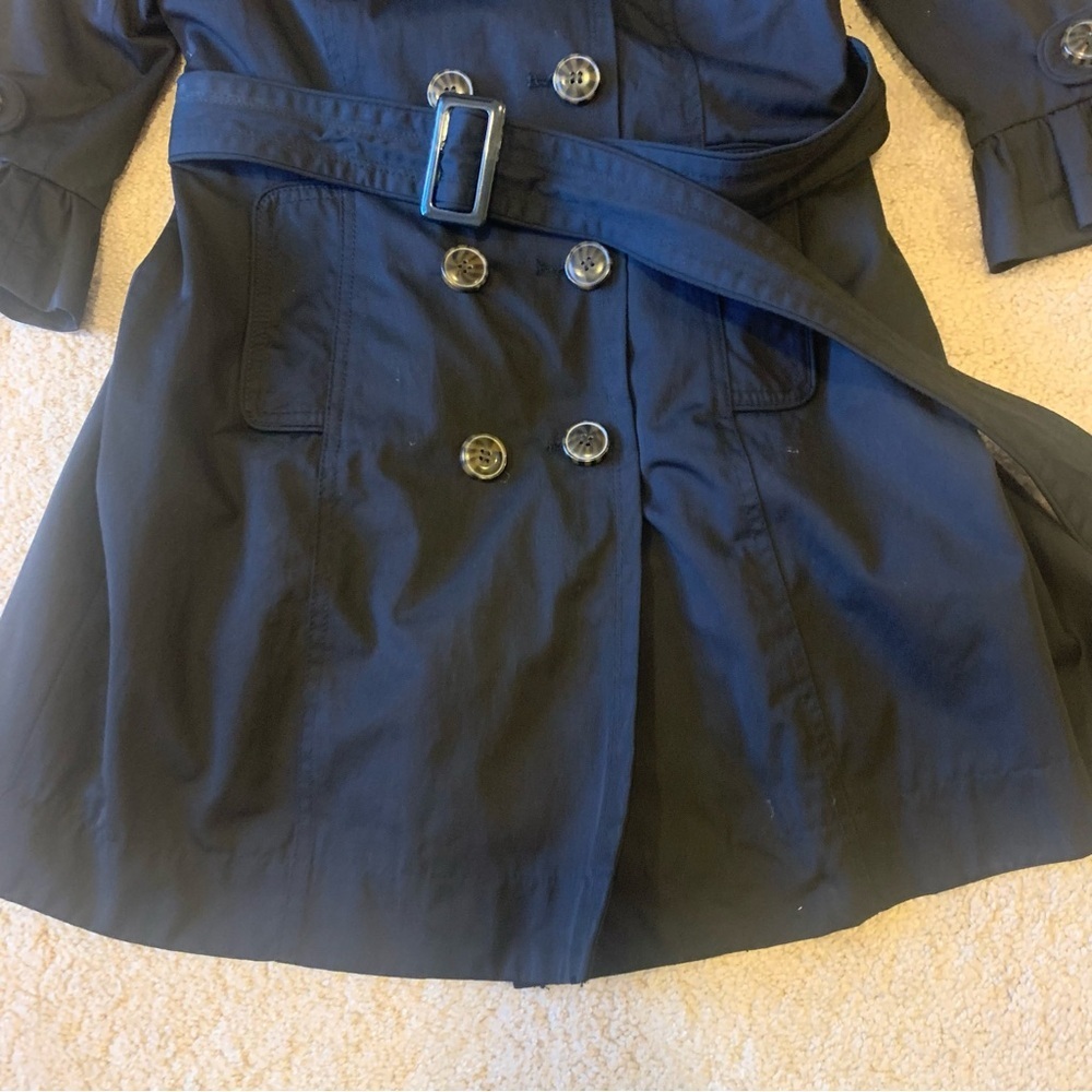 Bebe Black Double Breasted 3/4 sleeve Jacket - Picture 4 of 8